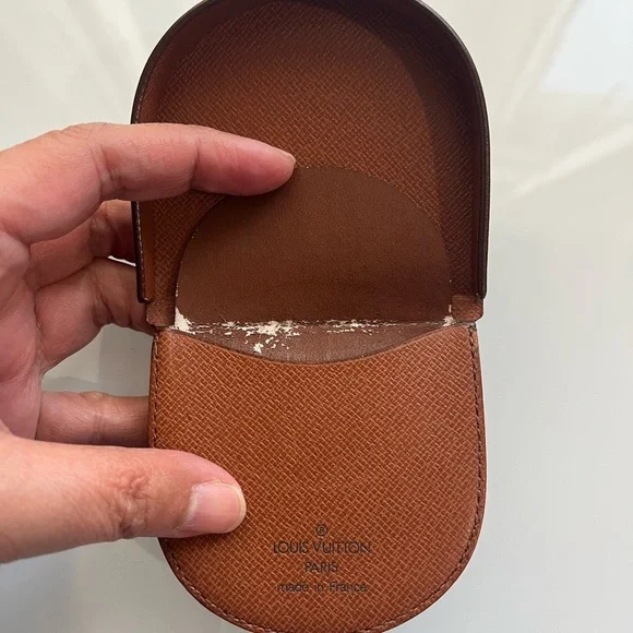 LOUIS VUITTON PORTE MONNAIE CUVETTE COIN PURSE - Picture 5 of 9